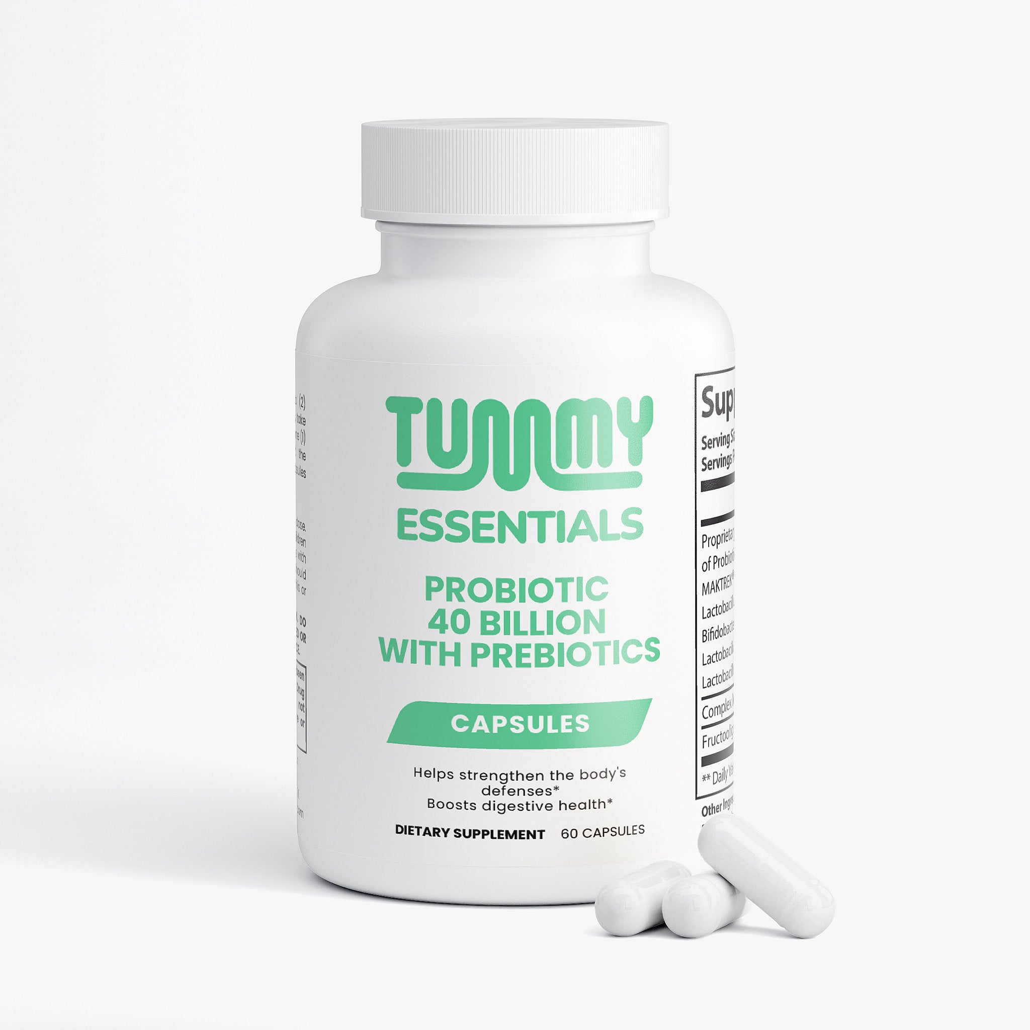 Tummy Essentials™ - Probiotic 40 Billion with Prebiotics
