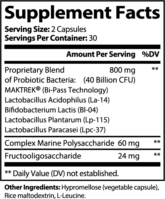 Tummy Essentials™ - Probiotic 40 Billion with Prebiotics